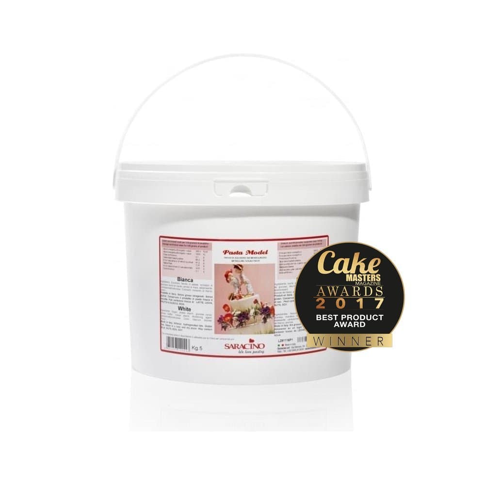 SARACINO We love pastry Model White Modelling Fondant Paste 1 kg Gluten Free Made in Italy