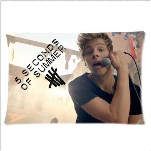 Lijia--Pillowcase 5SOS Luke Hemmings Custom Rectangle Pillow Case 20x30 inch Two Sides by Lijia