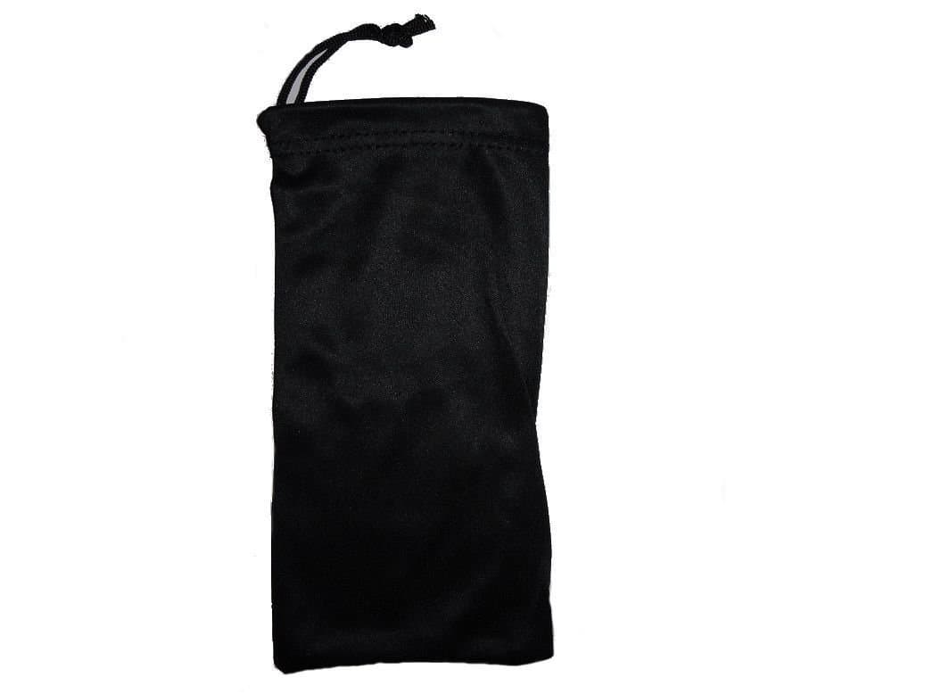 TronMax Black Microfiber Cleaning And Storage Pouch/Sack/Case For Sunglasses And Eyeglasses