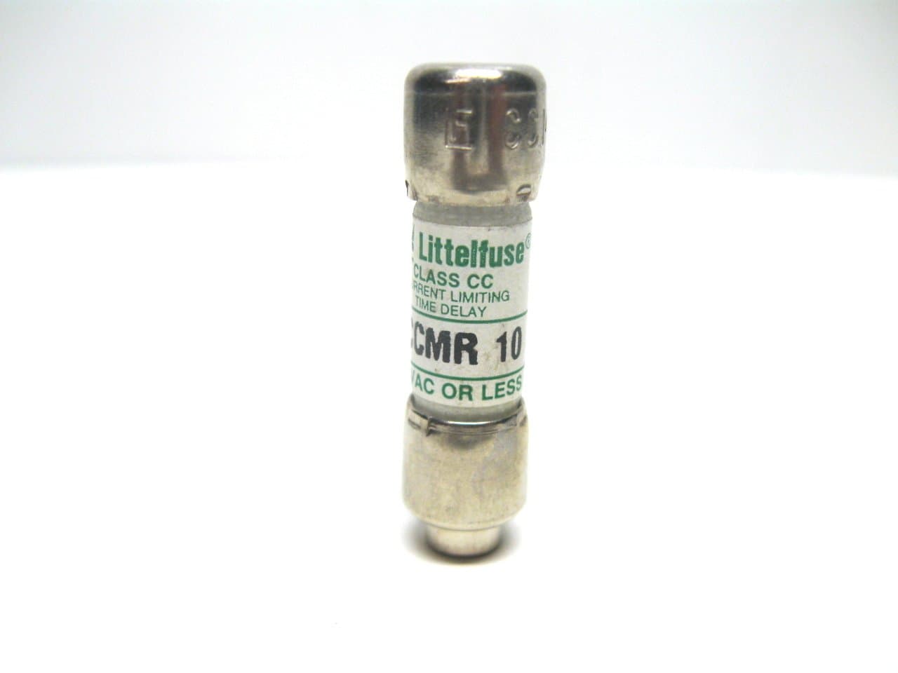 Littelfuse CCMR-10 or CCMR010, 10 Amp (10A) 600V , Time Delay, Current Limiting Class CC Rejection Cartridge Fuses