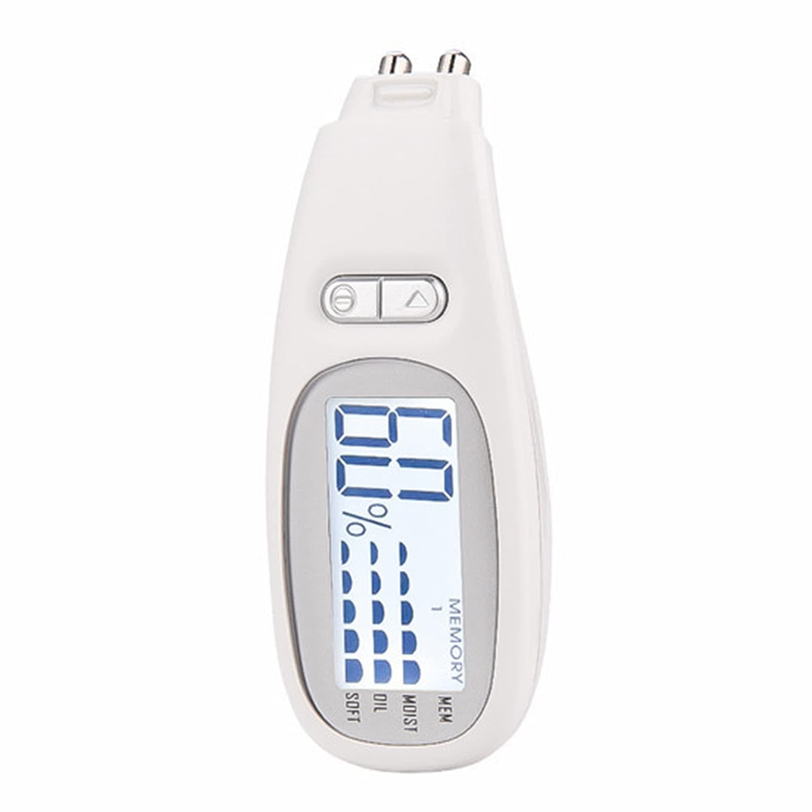 Skin Moisture Oil Softness Analyzer Digital Percentage Result AG13 Battery LCD Display Skin Care Tool Elitzia ET302 Mini Portable