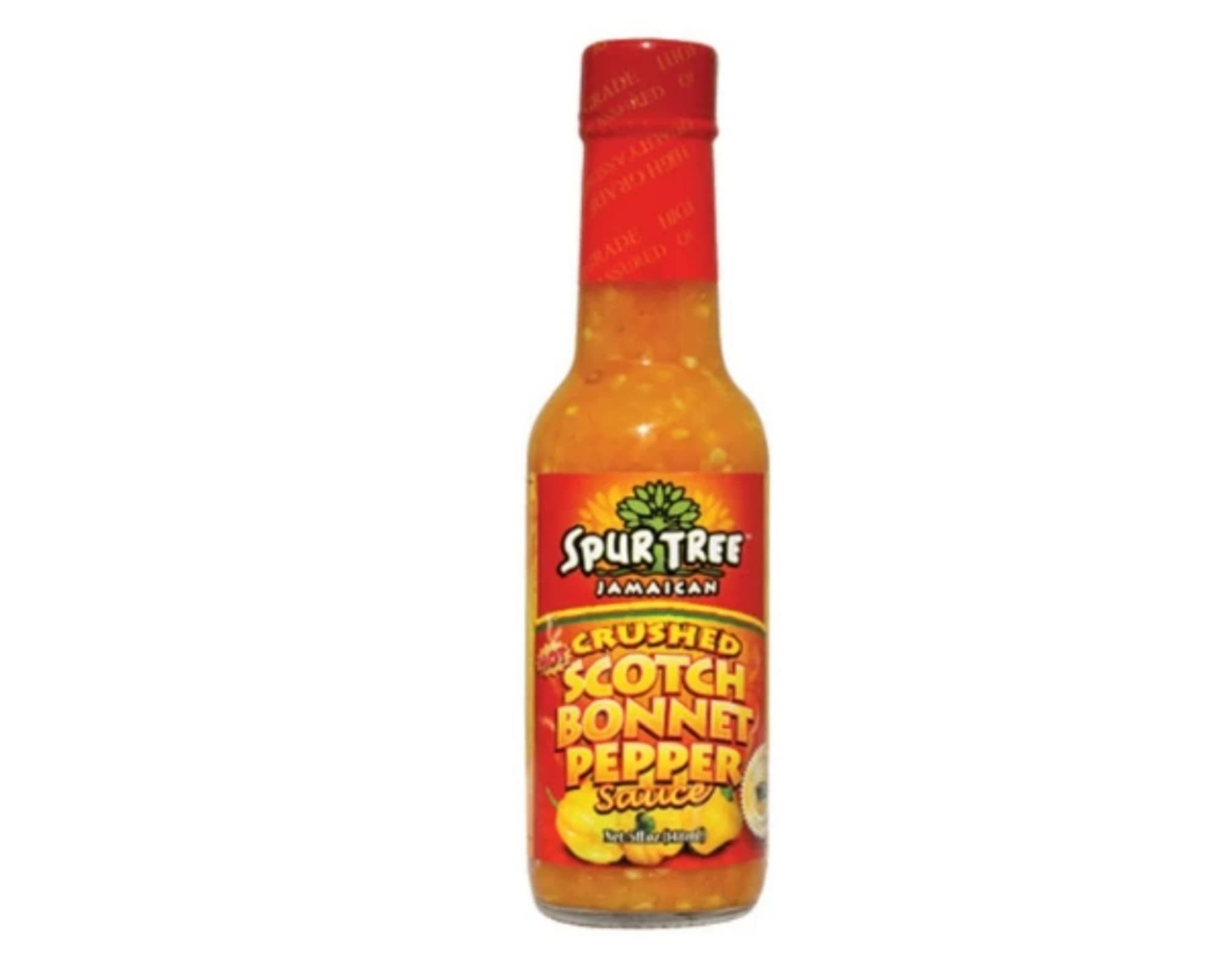 Spur Tree Jamaican Crushed Scotch Bonnet Pepper Sauce 148ml (Product of Jamaica)