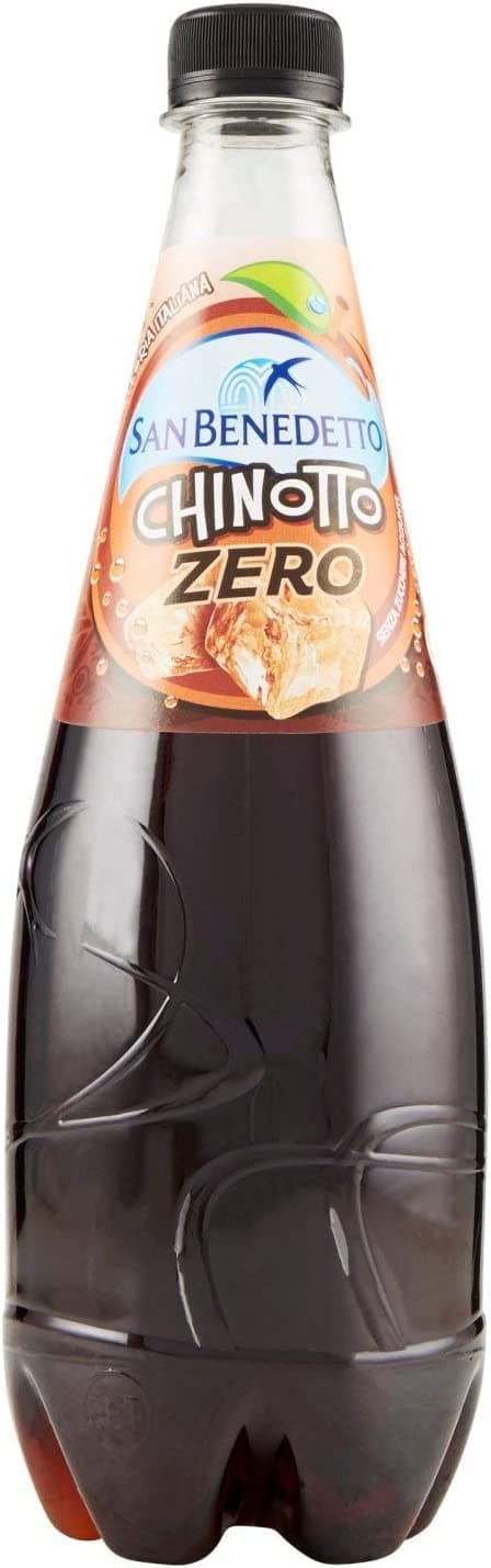 San Benedetto Chinotto Zero PET, Sugar Free (0.75 L), Lemonade and Bitter Orange, 12 Pack
