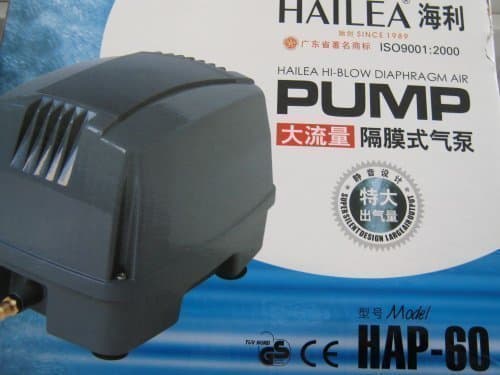 Hailea 3600Lph Hiblow Hap-60 Air Pump, 60 L/Min