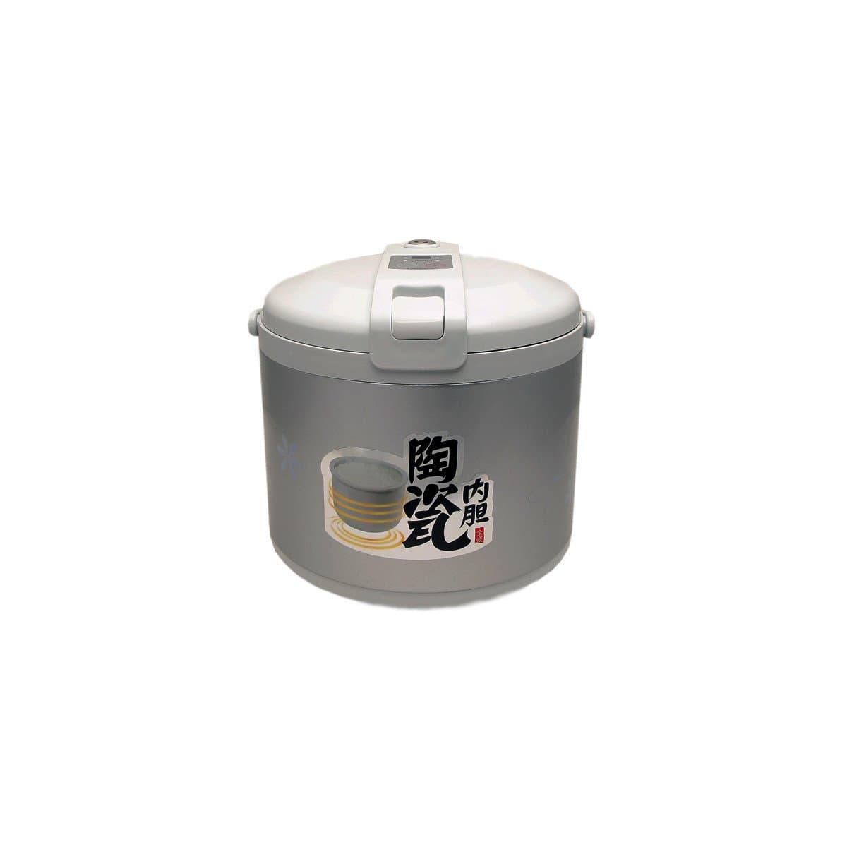Hannex Rice Cooker, Silver And White Finish, 6 cups