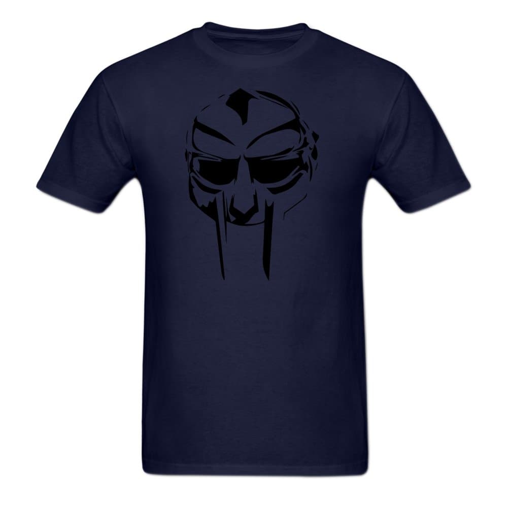 Extremen Men's Mf Doom Short Sleeve T Shirt O Neck L Blue