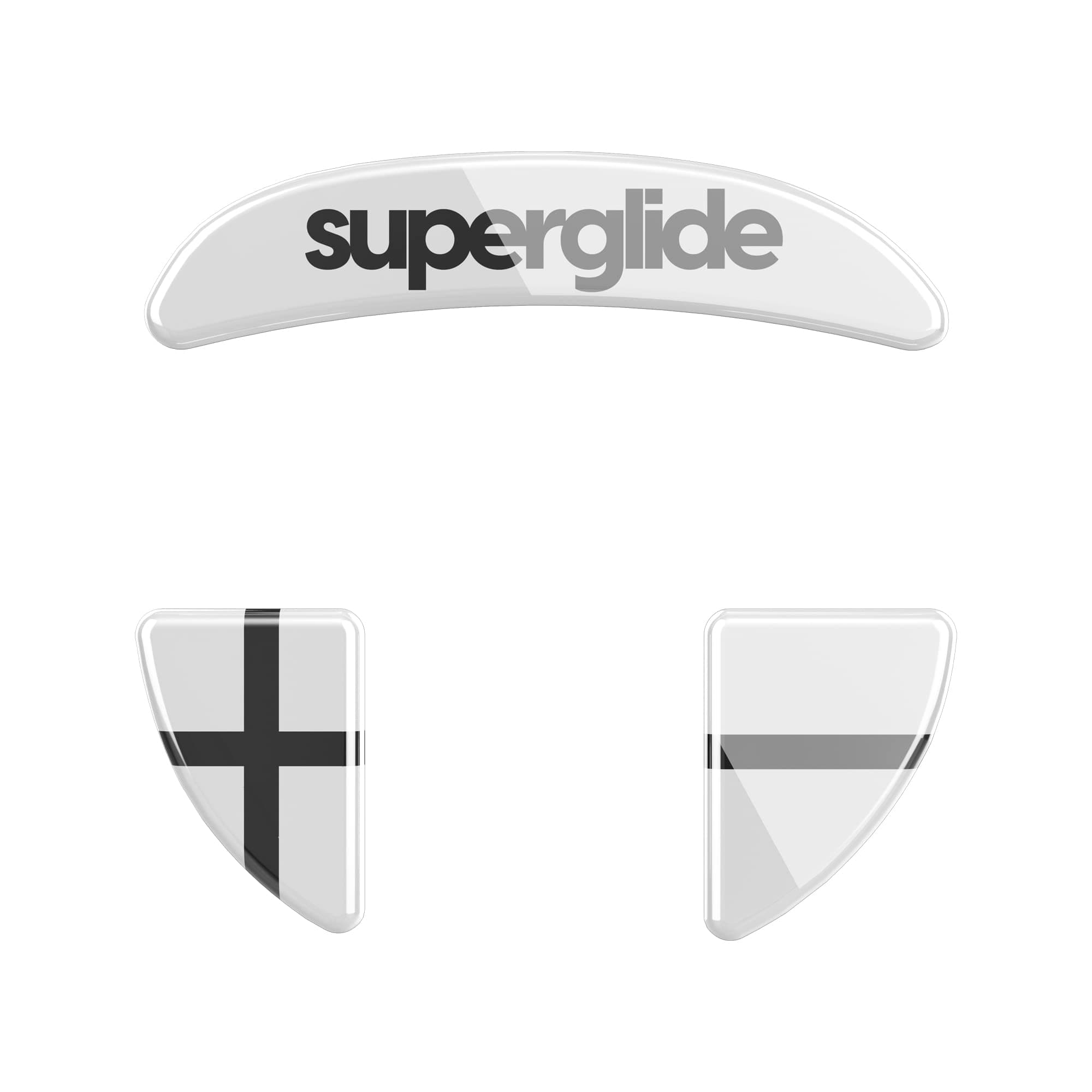 Superglide - Fastest and Smoothest Mouse Feet/Skates Made with Ultra Strong Flawless Glass Super Fast Smooth and Durable Sole for Xtrfy MZ1 Wireless