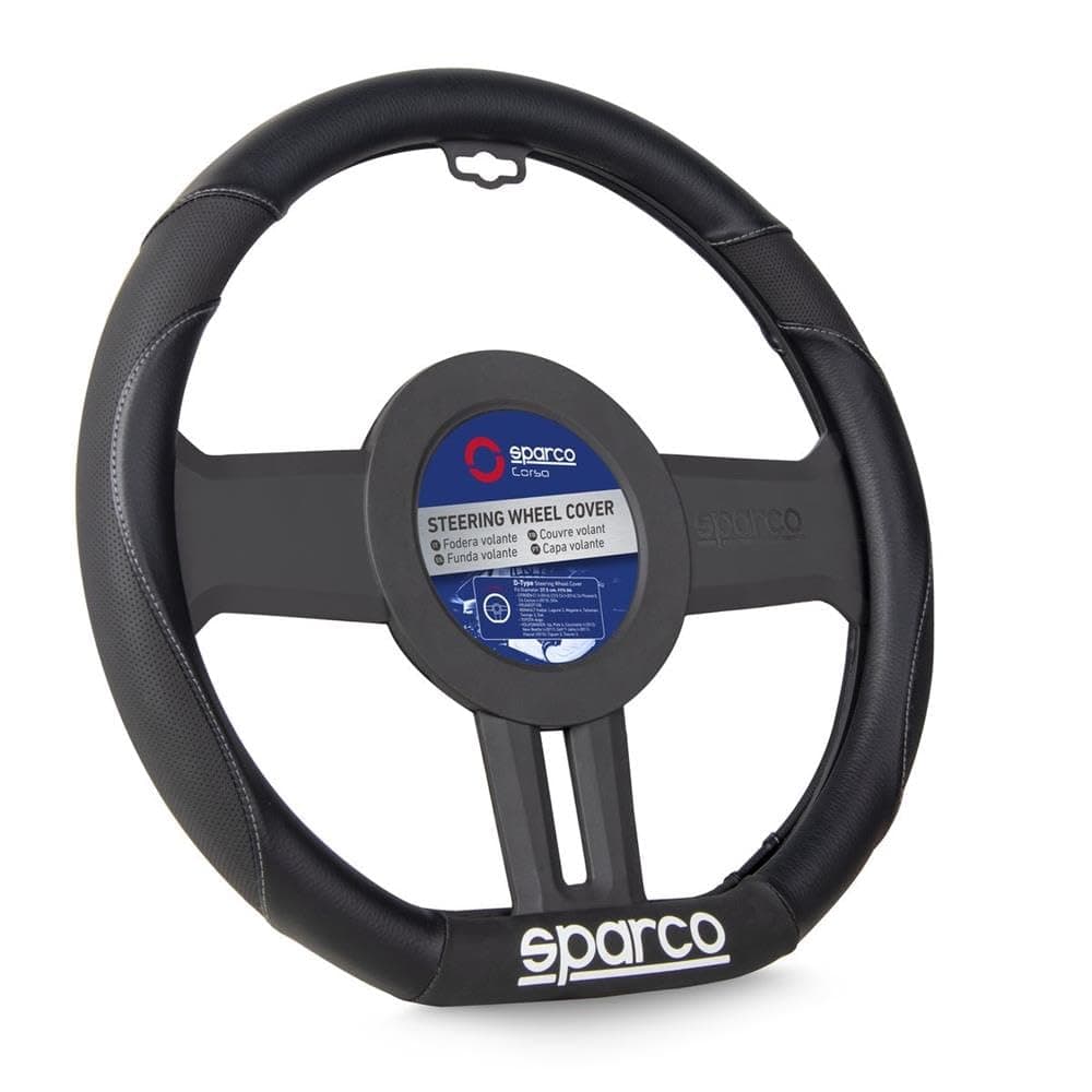 Steering Wheel Cover SPC - D-Type 37,5cm - compatible with Citroën/Peugeot/Renault/Toyota/Volkswagen