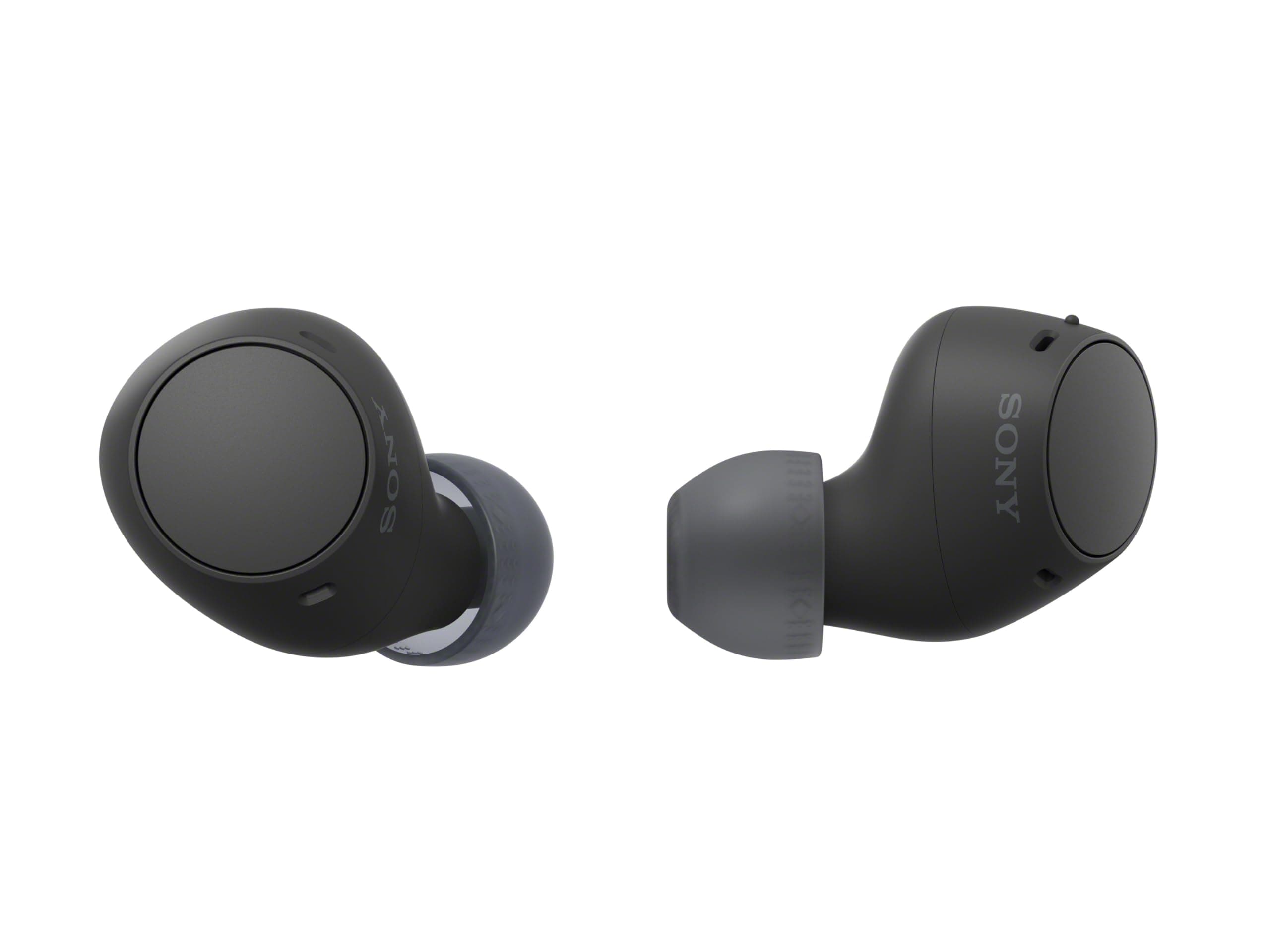 Sony WF-C510 Truly Wireless Earbuds, 22 hours battery life, Clearer hands-free calling, Multipoint Connection, Ambient Sound Mode, IPX4 Water Resistance, Black, UAE Version - 1-Year warranty