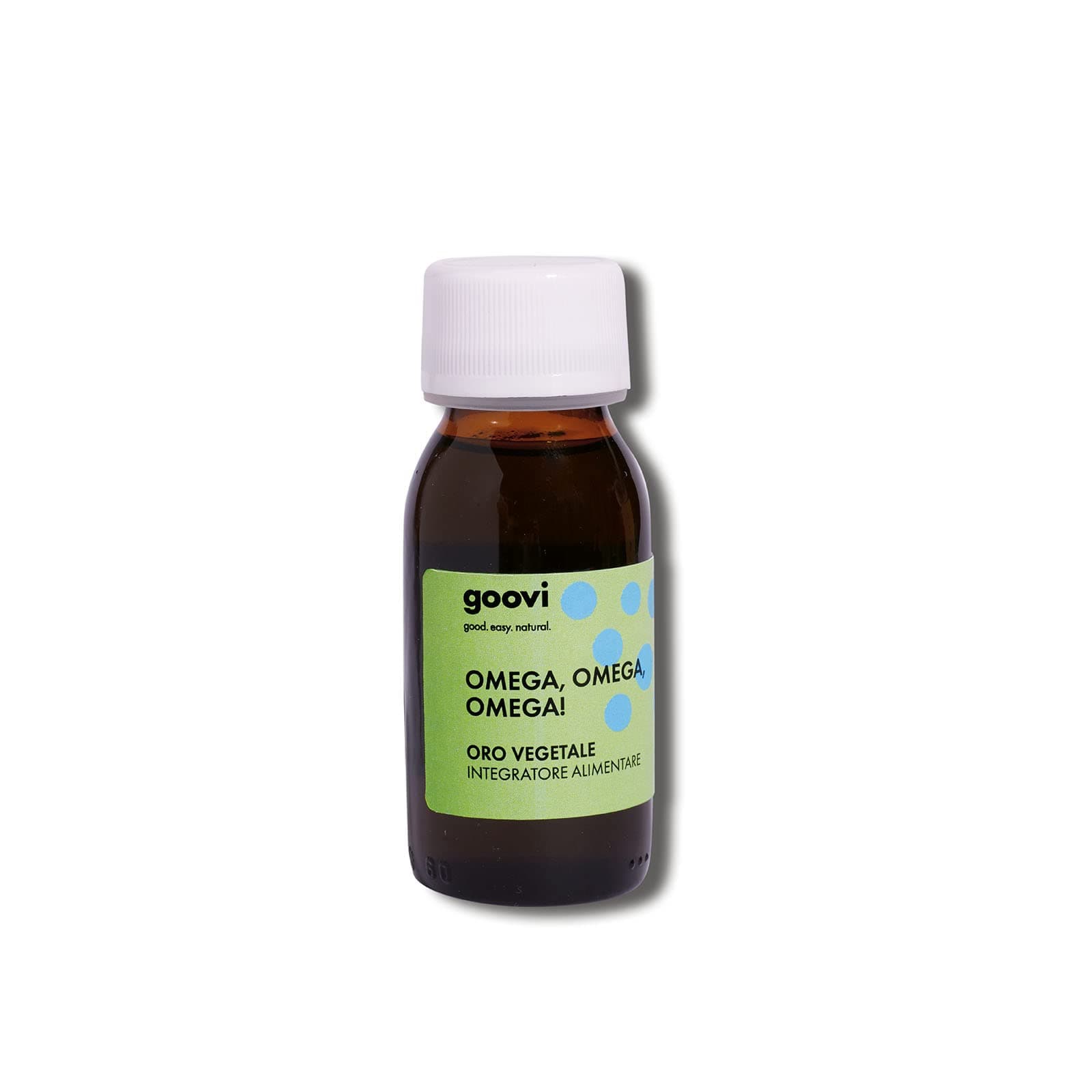 Goovi Omega 3 Omega 6 e Omega 9 Integratore Alimentare Oro Vegetale, 60ml