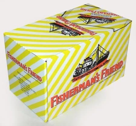 Lemon Sugar Free FISHERMAN'S FRIEND Lozenges 24 x 25g Packs
