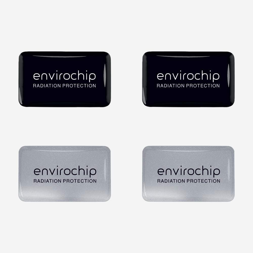 Envirochip (Radiation Purifier) Enviro Chip - Protection Chip For Mobile Phone (Family Pack) Black & Silver Colour Black & Silver