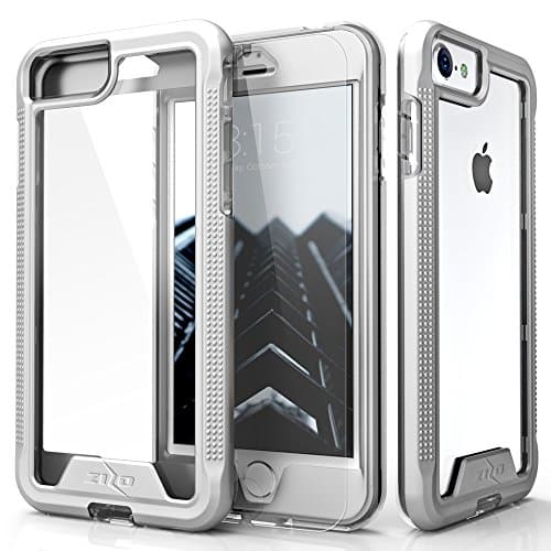ZIZO ION Series for iPhone SE (2020) / iPhone 8 / iPhone 7 Case - Silver & Clear
