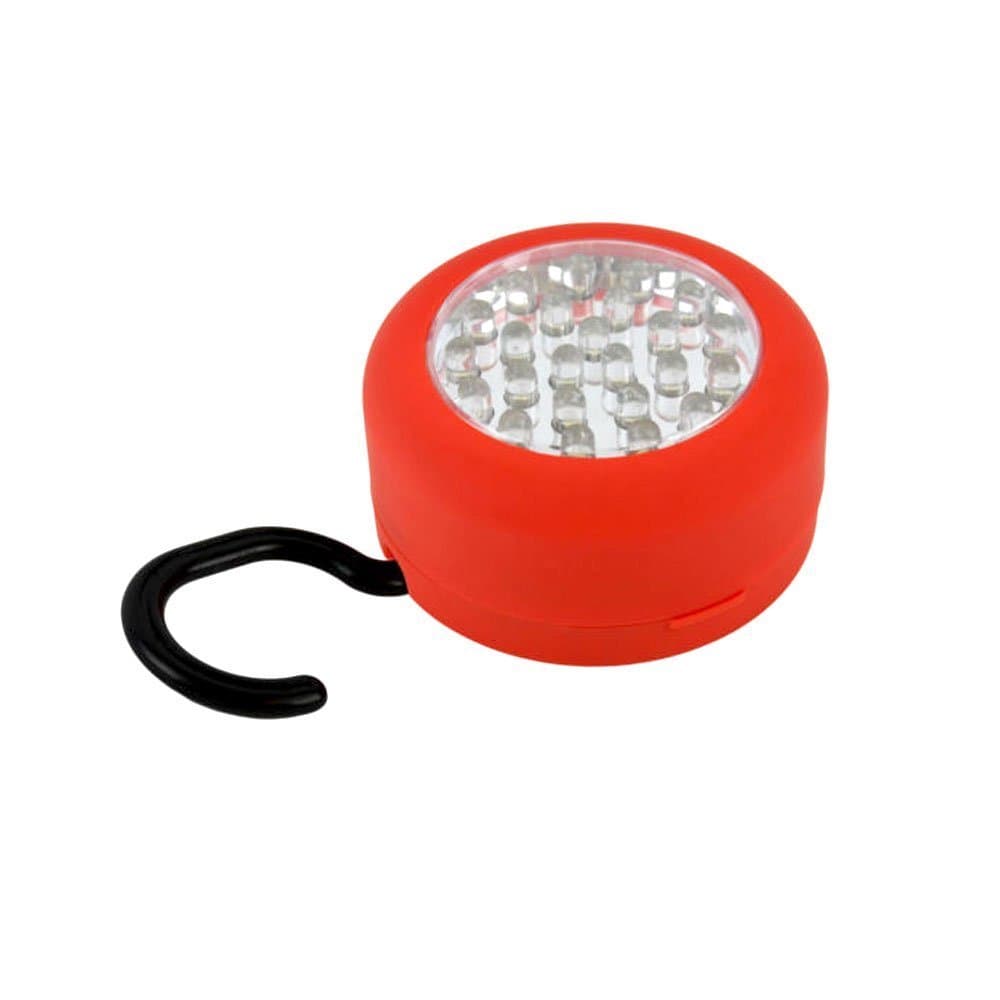 Moonnot 24 LED Round Magnetic Work Light Torch With Integral Hook And Magnet Set, Pack of 3