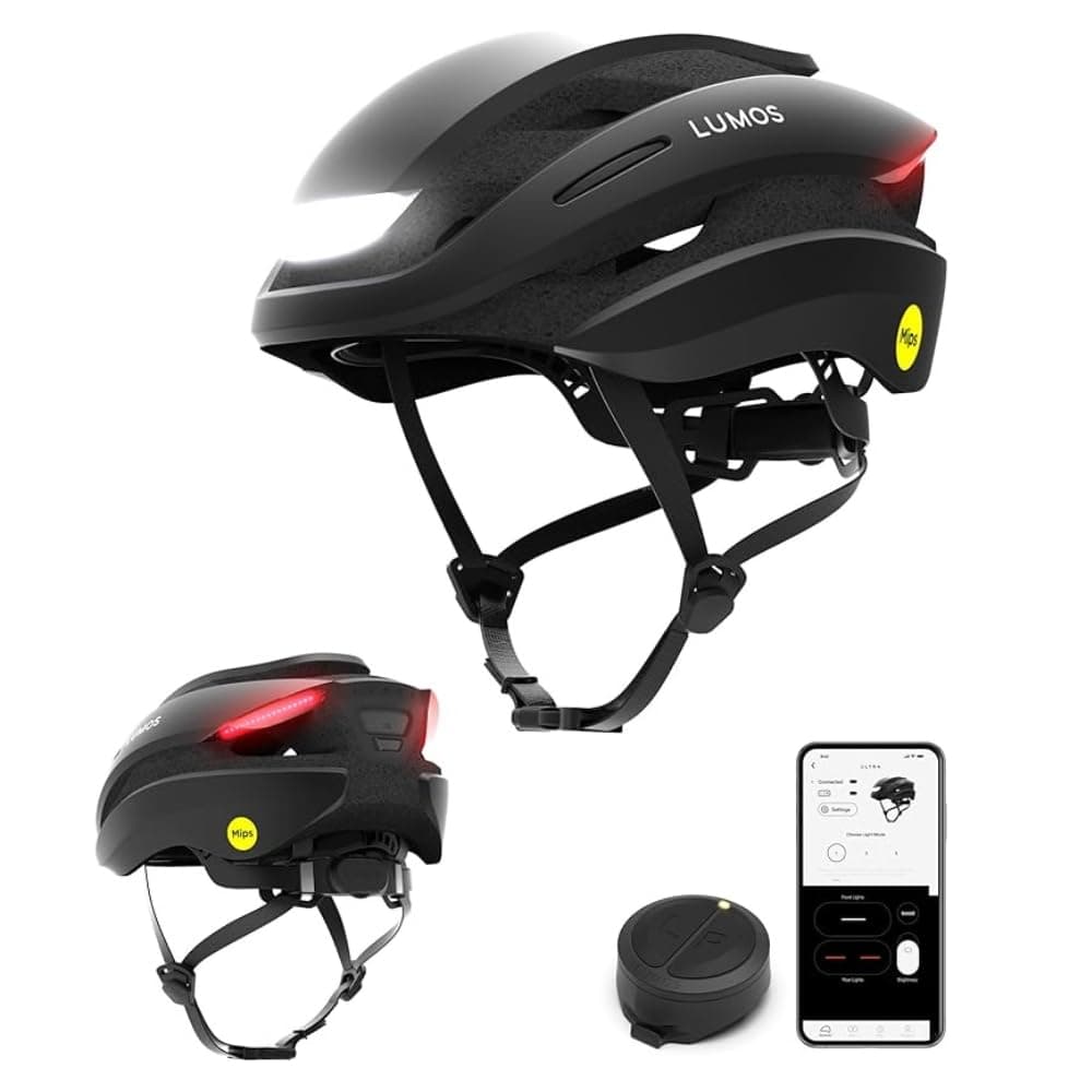 Ultra Smart Bike Helmet | Customizable Front and Back LED Lights with Turn Signals | Road Bicycle Helmets for Adults: Men, Women