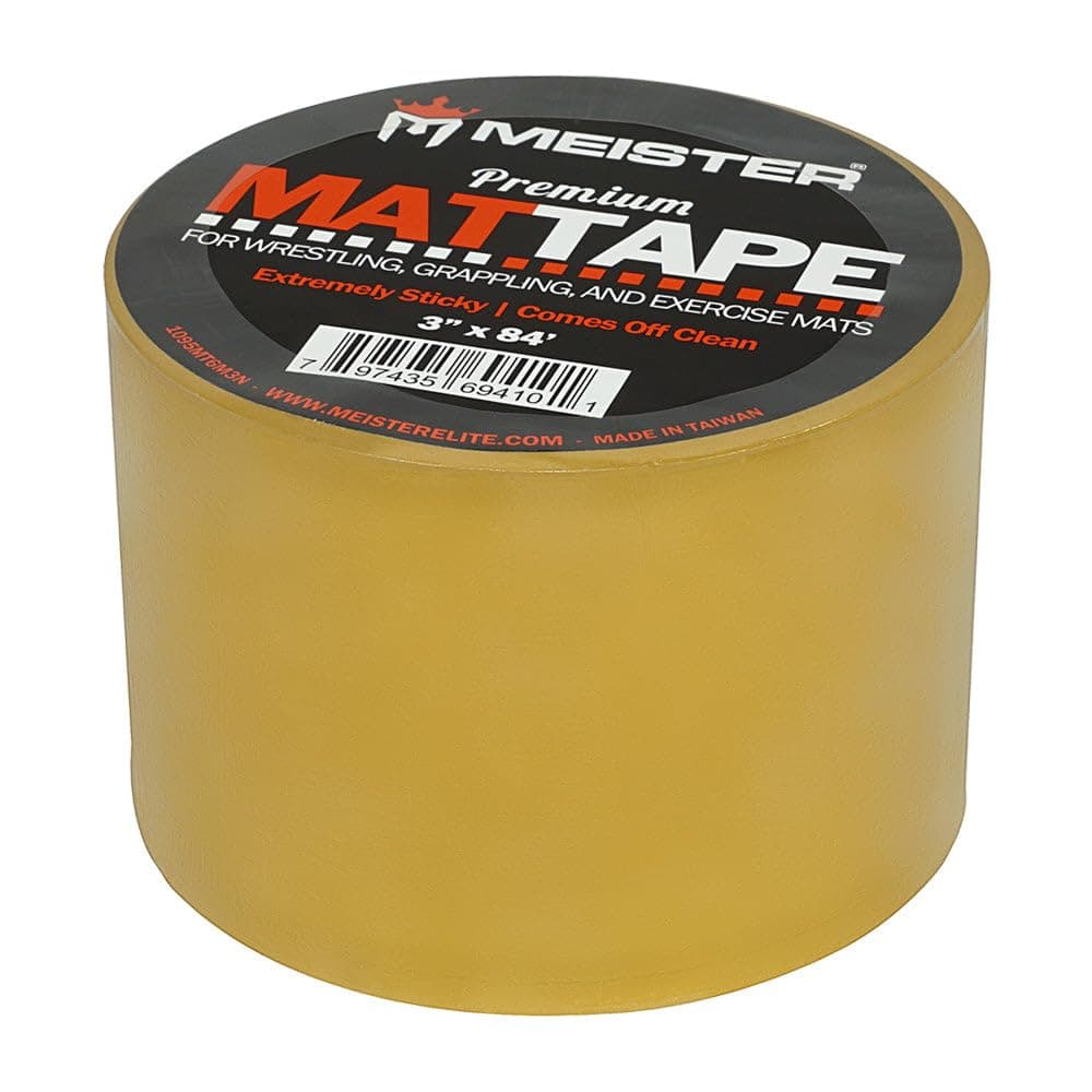 Premium Mat Tape for Wrestling, Grappling and Exercise Mats - Clear - 3" x 84ft - 3 Rolls