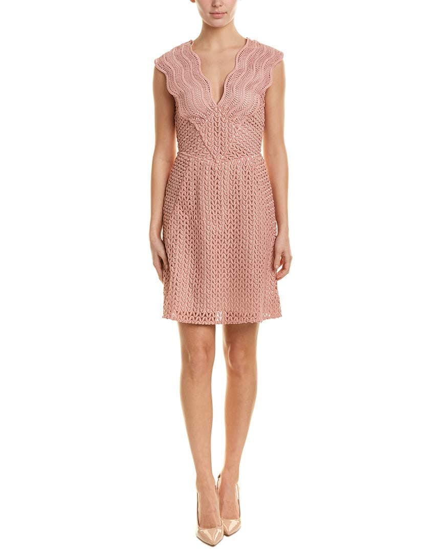 Reiss Womens Marianna A-Line Dress, 4, Pink