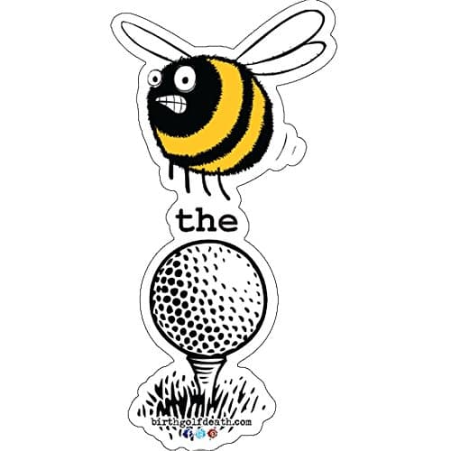 Golf Sticker Decal - Bee The Ball - BTB
