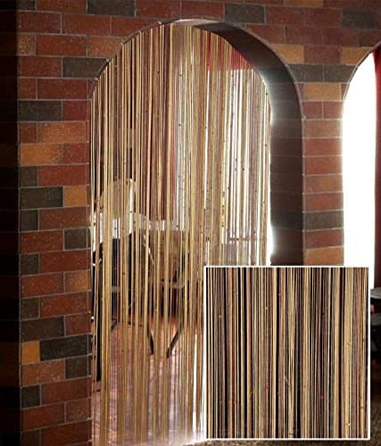 Homesazz Beautiful Polyester Long Door String Single Curtain