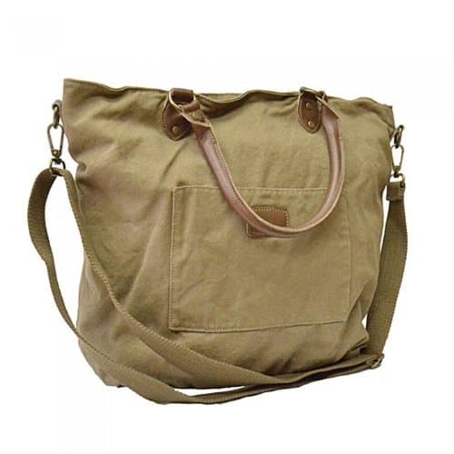 Rakuda Fashion Tote - Vintage Style Washed Canvas Shopper Hand Bag Large, Comfortable, Durable, Stylish and Fashionable