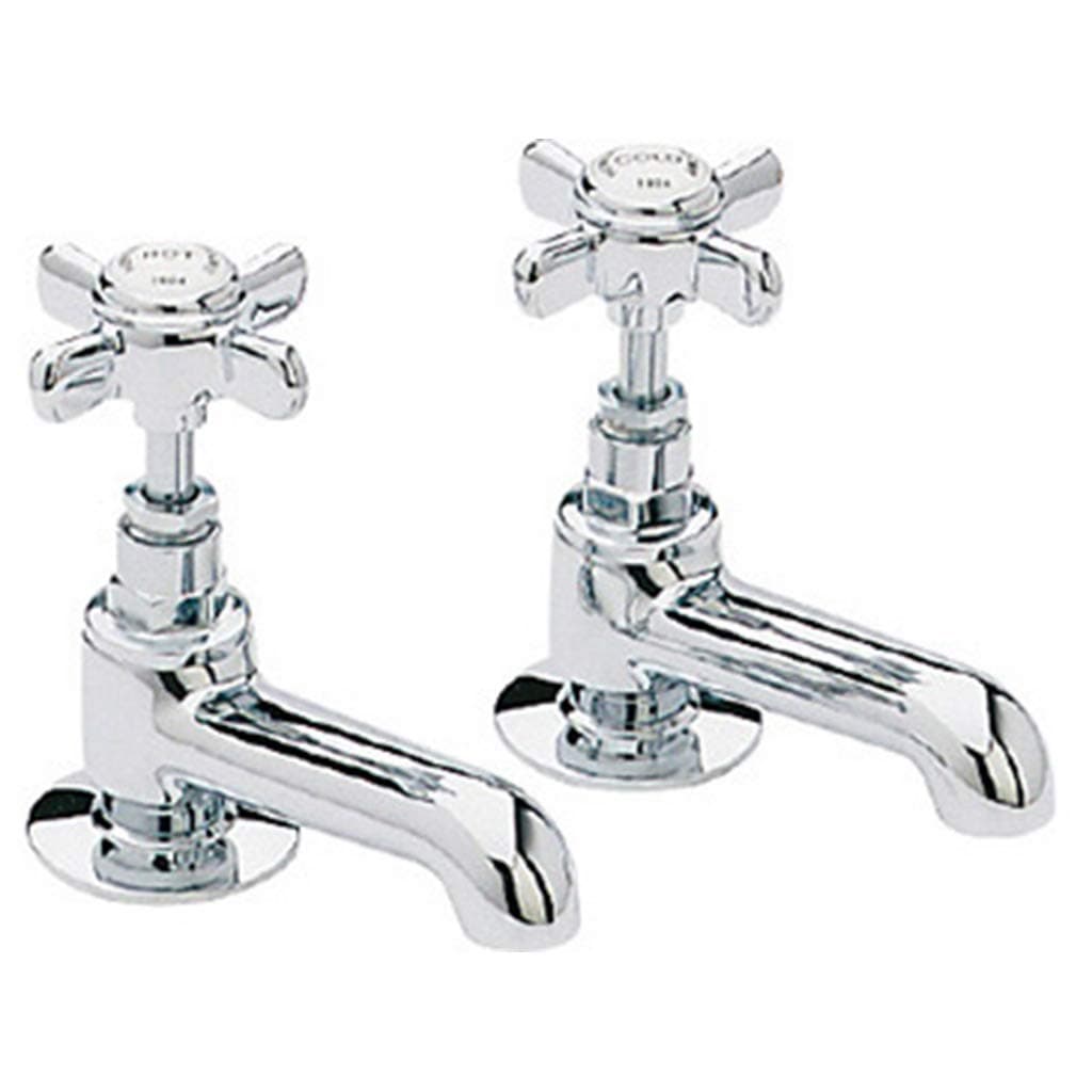 Sponsored Ad – Dawlish 1924 3/4" Bath Pillar Taps Quarter Turn CD in Chrome TDCC01 (Pair)