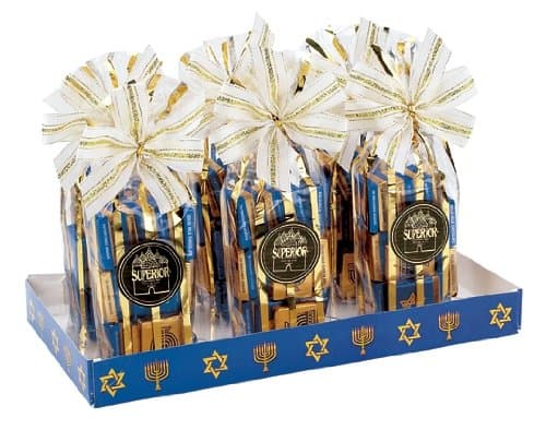 Foiled Milk Chocolate Chanukah Napolitains (7 Oz)