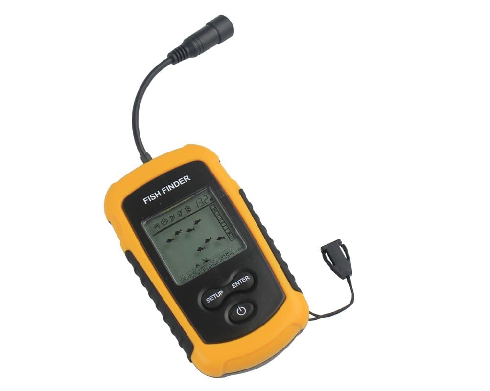 Enjoydeal 100m Portable Sonar Sensor Fish Finder Alarm Transducer for fishing