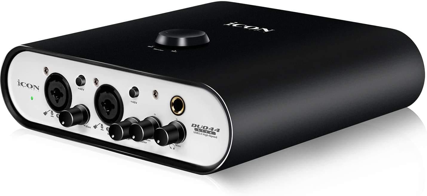 Pro Audio Duo 44 Live USB Audio Interface with Mobile Streaming Capabilities, (2 mic preamps)
