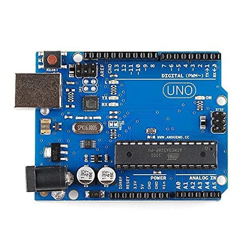 Uno R3 ATmega328P with USB Cable length 1 feet, Compatible with ATMEGA16U2 Arduino (Color may vary)