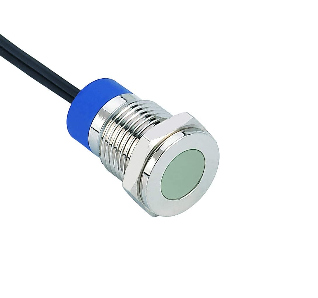 ONPOW 12mm Waterproof IP67 Flat Tri-Color RGB Pilot lamp 12V LED Indicator Light (GQ12T-D/Y/RGB/12V/S) (GQ12T-D/Y/42RGB/12V/S)