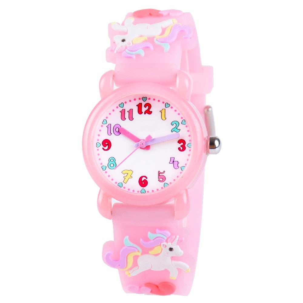 Kids Watches 3D Cute Cartoon Waterproof Silicone Children Toddler Wrist Watches Time Teacher Gifts for 3-10 Ages Boys Little Child-Universe…