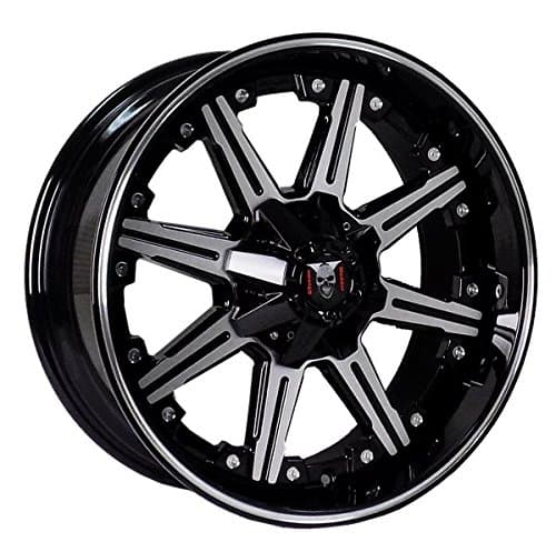 XTREME MUDDER B160 20X9+0 6X135+6X139.7 C.B 87.10 MATTE BLACK MACHINED FACE LIP MILLING RIVET