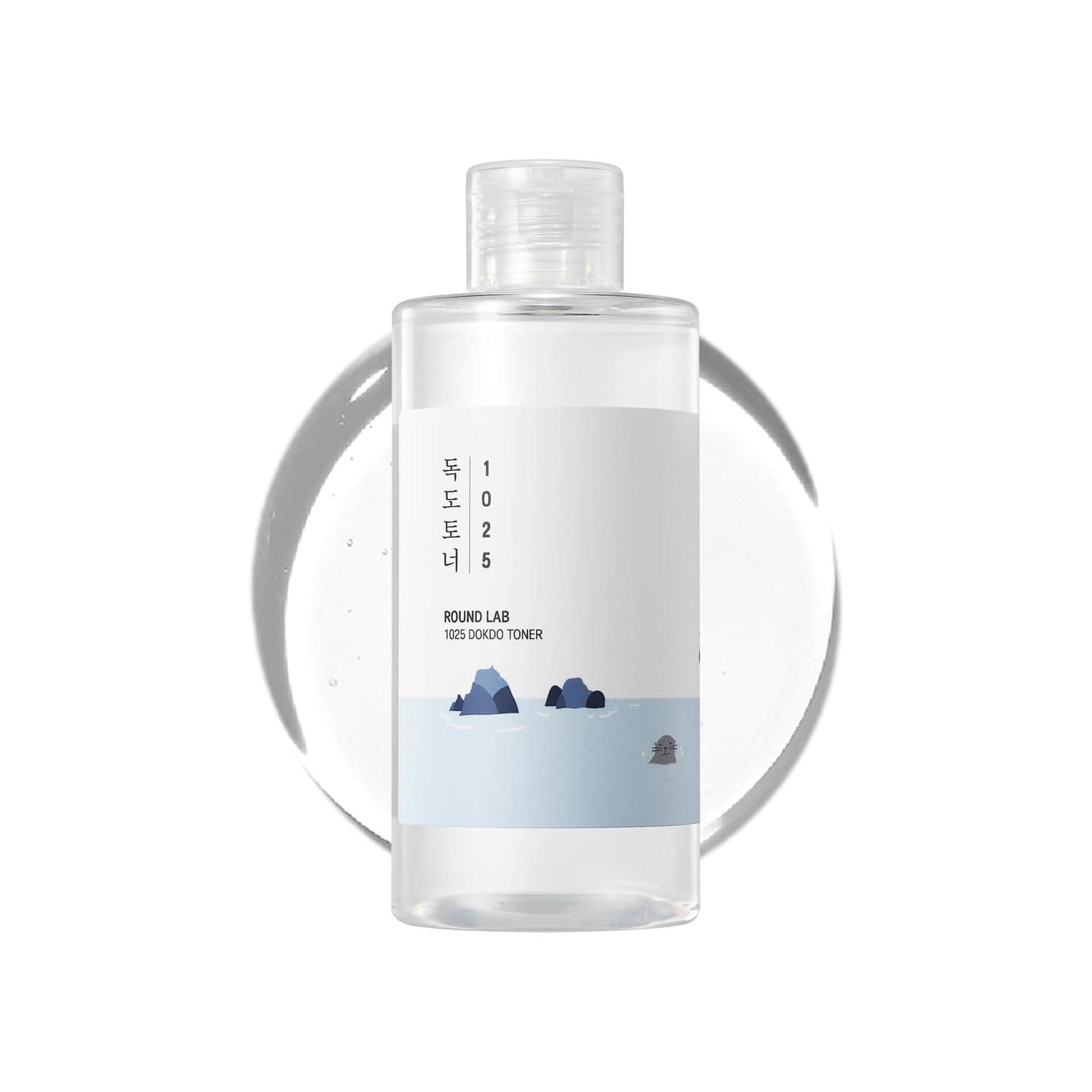 Round Lab 1025 DOKDO TONER (200ml) | Gentle Exfoliating Facial Toner, Deep Sea Water for Moisturizing, Deep Hydration, Korean Skin Care