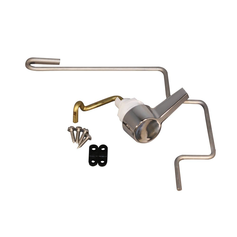 American Standard 738254-0020A Left-Hand Toilet Handle Trip Lever for Pressure Assist 4086 Toilet Tank ONLY, Polished Chrome