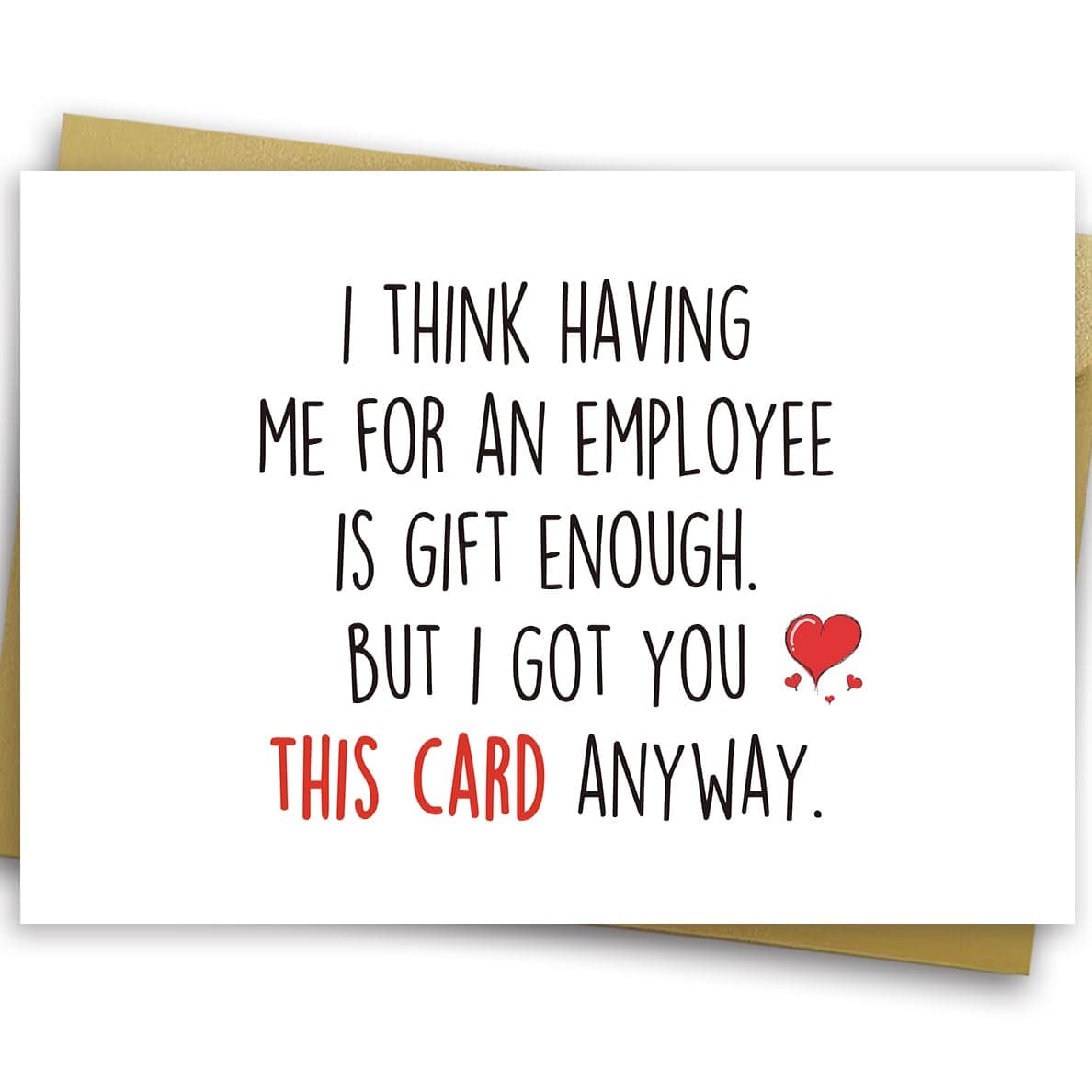 Ziwenhu Boss Day Gifts for Men, Happy Boss's Day Card for Him, Funny Boss Lady Gifts for Women, Cute Birthday Card from employee