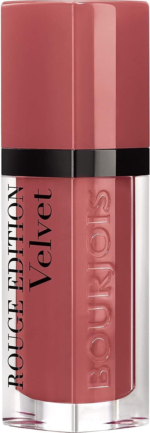Rouge Edition Velvet Liquid Lipstick - 04 Peach Club, 6.7 ml (Pack of 1)/0.23fl oz