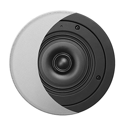 OSD Black 6.5" Super Shallow Mount Weather-Resistant in-Ceiling Speaker Pair - BK-R62SS