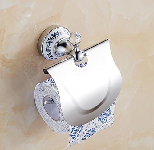 USDFJN Toilet Paper Holder Tissue Roll Holderkitchen And Bathroom Continental Antique Style Porcelain Copper