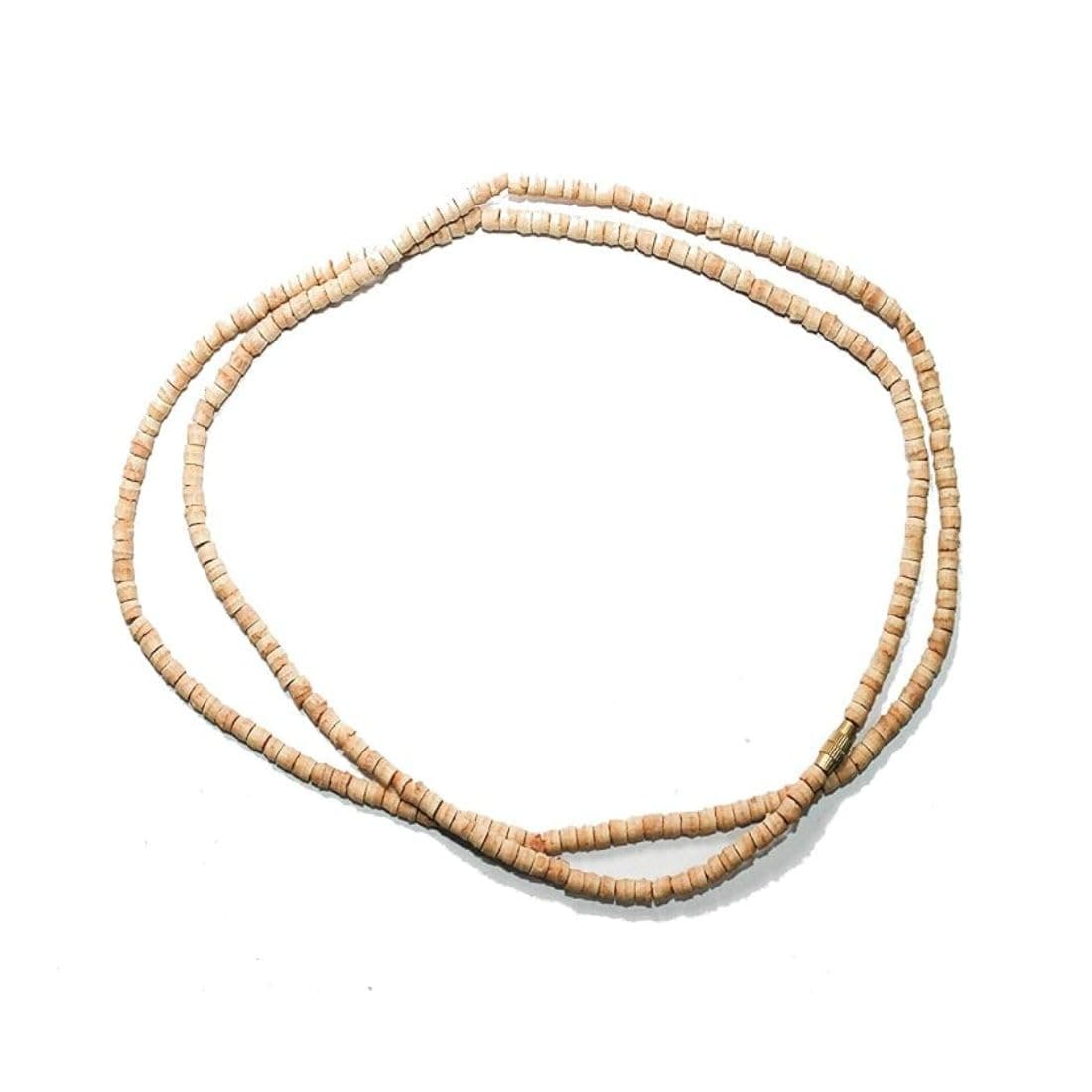 Original Small Beads Tulsi Kanthi Mala for Men and Women, Natural Tulasi Wood Necklace, Holy Basil Beads Spiritual Necklace (Pack of 1)