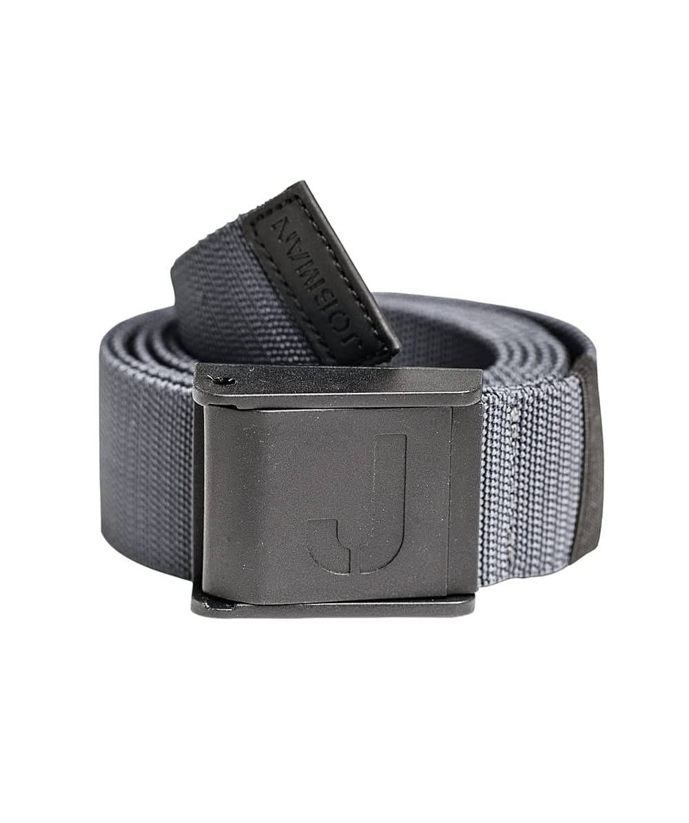 Jobman 928284-9800-090 90 cm Stretch Belt - Black/Grey