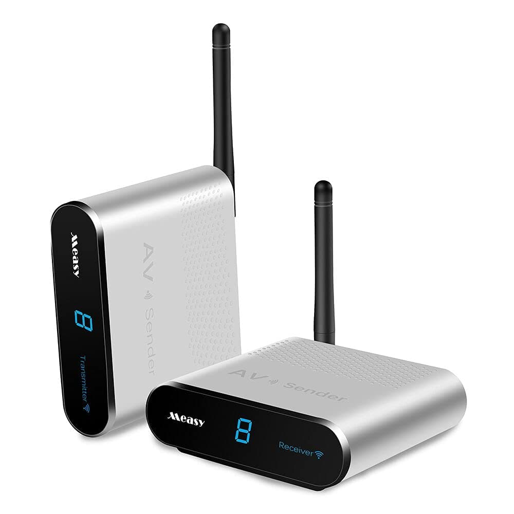 Measy AV220 2.4G Wireless TV Sender, RCA Wireless Transmitter & Receiver Kit, Plug and Play