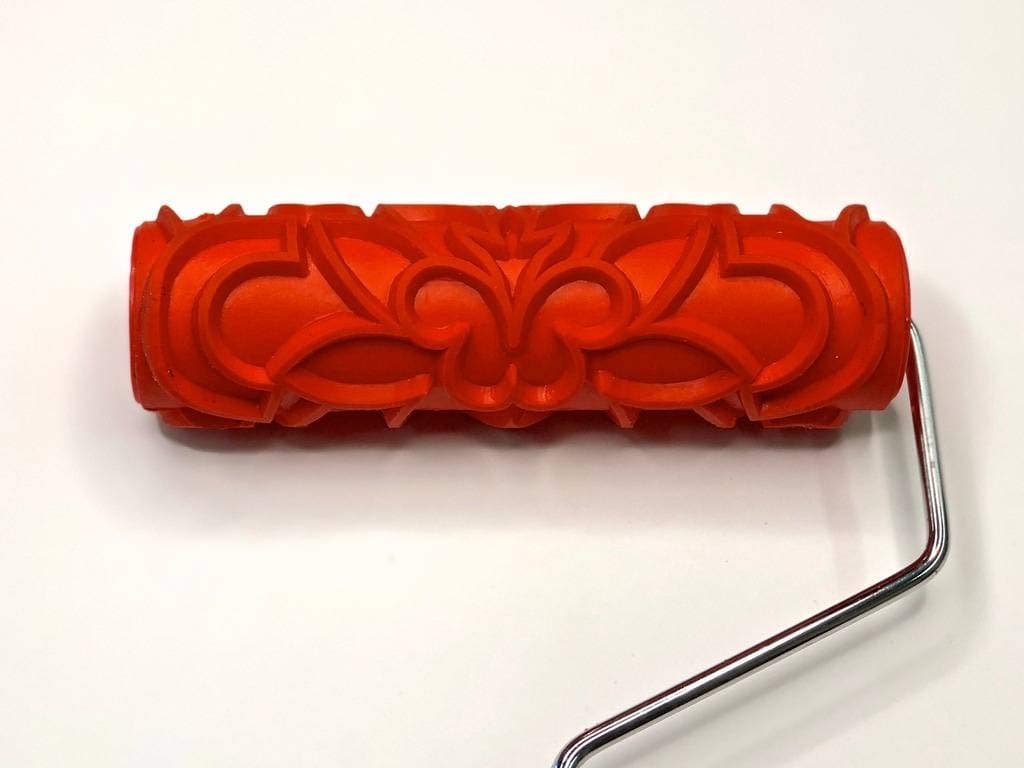 Lotus Pattern - Decorative Art Roller - 7" Texture Roller