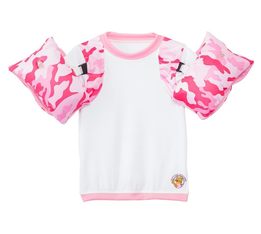 Otter Wings Kids Floaties (Water Wings) - Arm Bands/UPF 50+ Swim Shirt Combo Kids Floatation Device