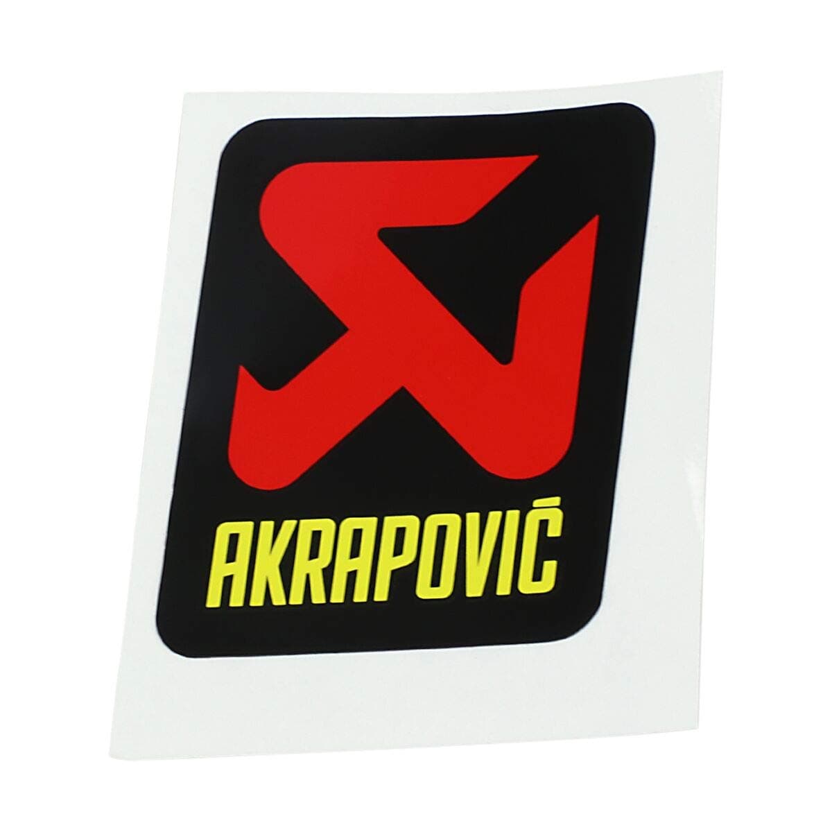 Akrapovic General Replacement High-Temp Exhaust Sticker - 57mm L x 60mm H