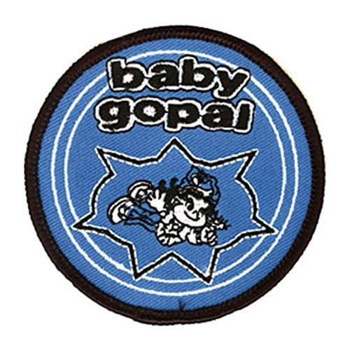 Baby Gopal Men's Embroidered Patch Blue