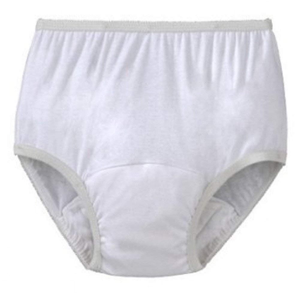 Womens Washable Reusable Incontinence Pantie Brief (Medium)