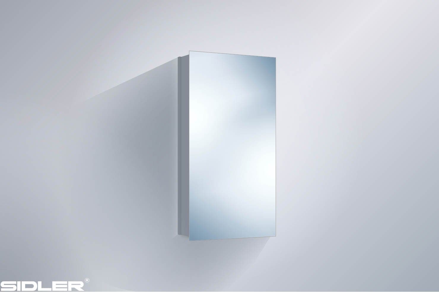 Modello 15" Mirrored Bathroom Medicine Cabinet with Mirrored Back Wall Single Door