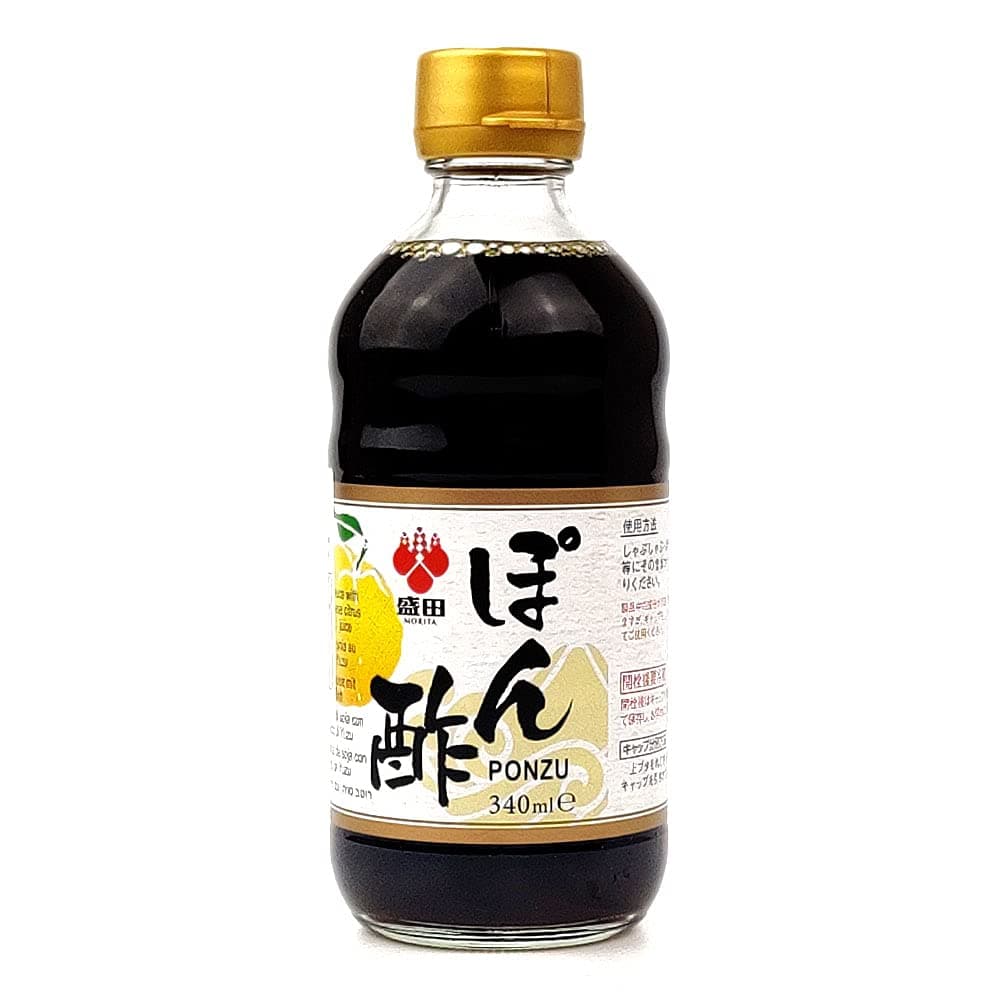 Morita Ponzu - Citrus Flavoured Soy Sauce 340ml | Yuzu & Sudachi Citrus Blend | Versatile Marinade, Dipping & Finishing Sauce | Authentic Japanese Condiment