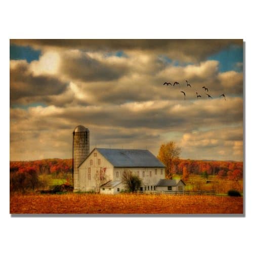 Family Farm II by Lois Bryan, 18x24-Inch Canvas Wall Art