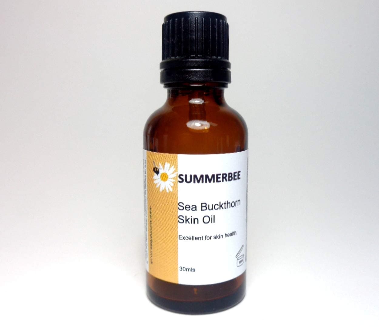 Summerbee Sea buckthorn skin oil 30mls - diluted for direct skin application.